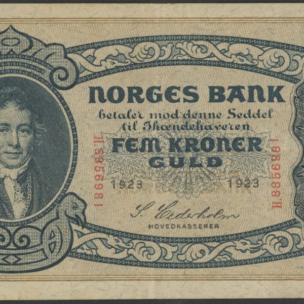1923 5 kroner H.8856981, 1