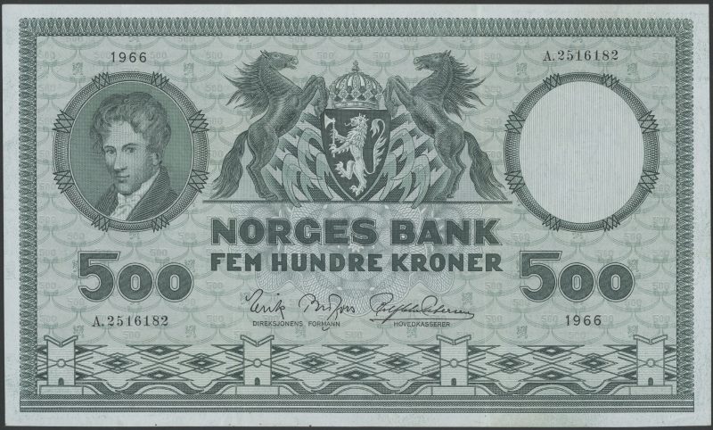 1966 500 kroner A.2516182, 1/1+