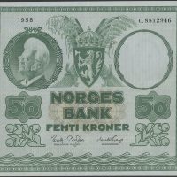1958 50 kroner C.8812946, 1/1-