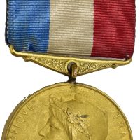 1900 Erindringsmedaljen for Pariserkoret, Throndsen, 27 mm, forgylt bronse, 01