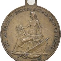 1894 17. mai, bronse, kantmerker, 1+/01