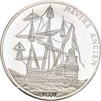 1991 Kongo 500 francs, opplag 5000 stk., proof