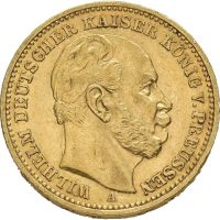 1887 A Preussen 20 mark Wilhelm I, 01
