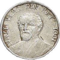 1901 17. mai, Marcus Thrane, mangler hempe, aluminium, 1/1-