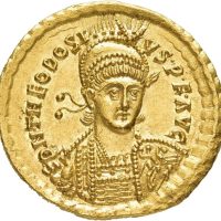 AV solidus Theodosius II (407-450 e. Kr.), 4,48 g, 0