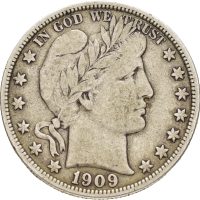 1909 USA 1/2 dollar, 1/1-