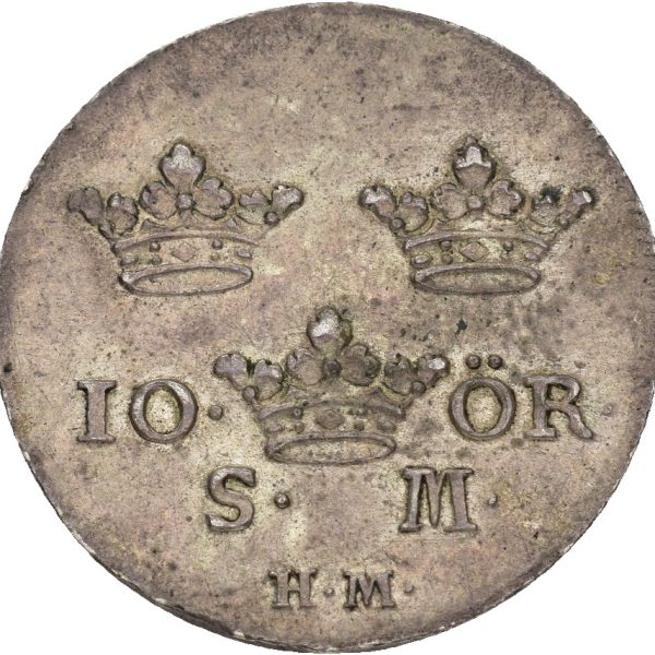 1756 Sverige 10 öre Adolf Fredrik, ex. Künker 266/2032, 1+/01