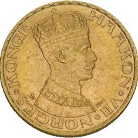 1910 20 kroner Haakon VII, kontaktmerker, 01