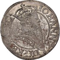 1571 Sverige 2 öre Johan III, 0/01