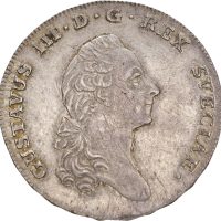 1779 Sverige riksdaler Gustav III, 01