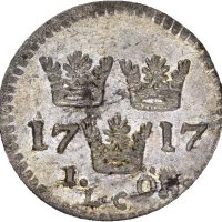 1717 Sverige öre Karl XII, ex. Misab 13/999, 01/0 - 01