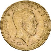 1920 Sverige 5 kronor Gustav V, 1+/01