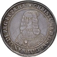 1645 Sverige riksdaler Kristina, ex. S. Törngren, 1+/01