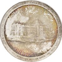 1899 Innvielsen av Nasjonaltheatret, 31 mm, sølv, 0/01