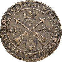 1639 Sverige 1 öre Kristina, 1/1+