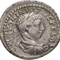 218-219 e. Kr. AR denarius Elagabal (218-222), Antiokia, 1+