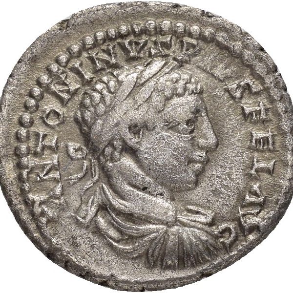218-219 e. Kr. AR denarius Elagabal (218-222), Antiokia, 1+