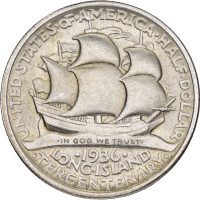 1936 USA 1/2 dollar Long Island, 01