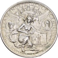 1934 USA 1/2 dollar Texas Independence, renset, 01