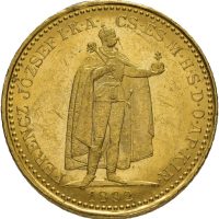 1892 Ungarn 20 korona Franz Josef I, 01