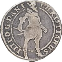 1625 Danmark 1 krone Christian IV, 1/1-