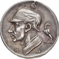 1915 Tyskland Juleaften i felt, sølv 22 mm, 01