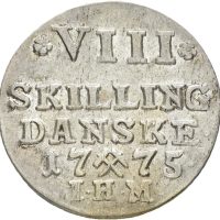 1775 8 skilling Christian VII, 01