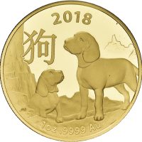 2018 Australia 100 dollars, 1 oz .9999 gull, 0