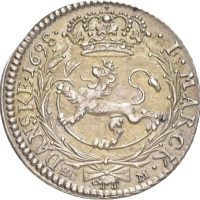 1698 1 mark Christian V, ex. Kyllo, 01