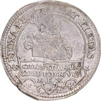 1624 Danmark 1/2 speciedaler Christian IV, små bl. feil, 1+