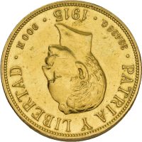 1915 Cuba 20 pesos, 33,47 g .900 gull, 1+/01