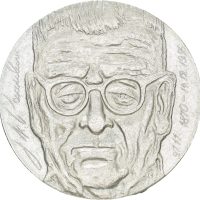 1970 Finland 10 markkaa, J.K. Paasikivi, .500 sølv, 0