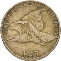 1857 USA 1 cents Flying Eagle, 1
