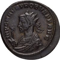 Æ antoninianus Probus (276-282 e.Kr.), 4,00 g, Siscia, 1+/01