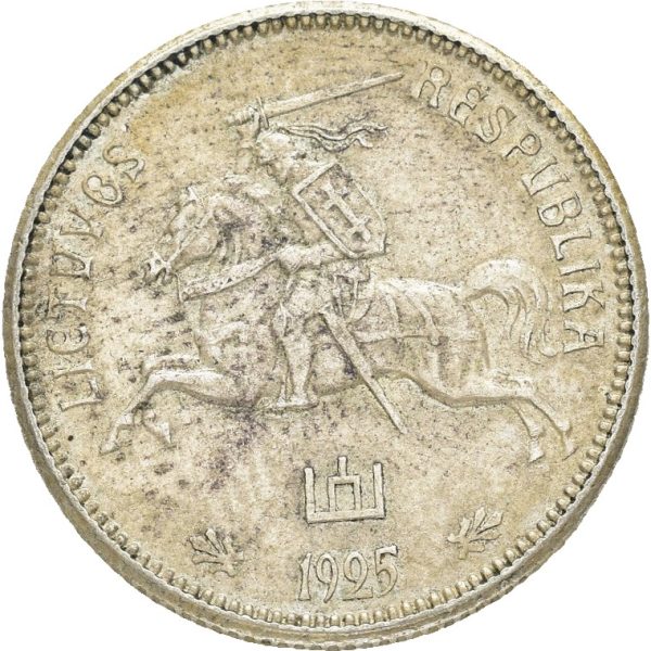 1925 Litauen 2 litu, 1+/01