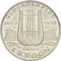 1933 Estland 1 kroon, 01