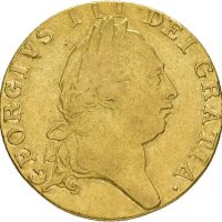 1790 England guinea George III, 8,35 g .917 gull, 1