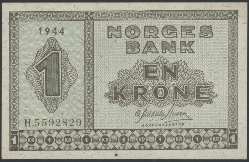 1944 1 krone H.5592829, 1+