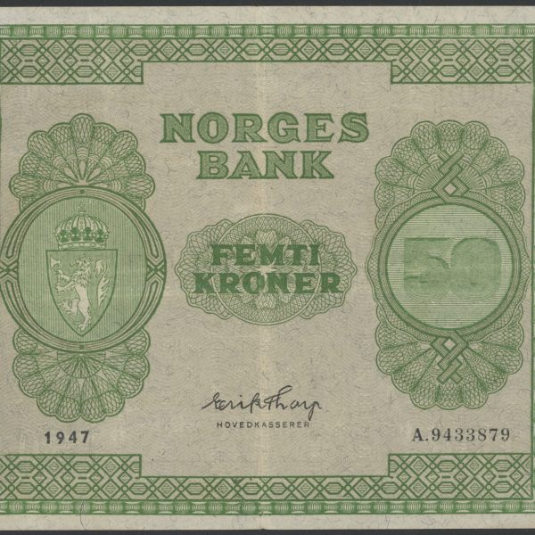 1947 50 kroner A.9433879, 1