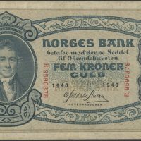 1940 5 kroner R.9590878, 1-