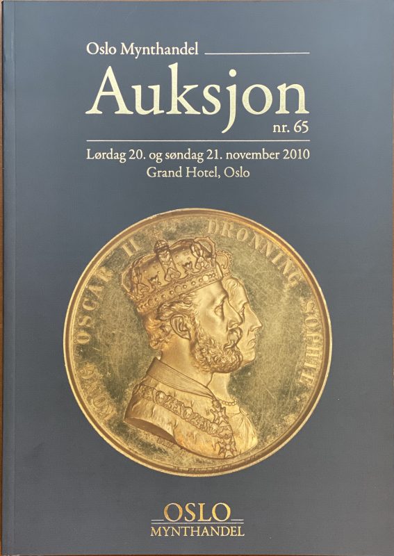 Oslo Mynthandel katalog auksjon nr. 65