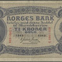 1942 10 kroner C.2801028, 1