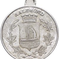 Aalesund 50 år 1848-98, aluminium, 1+