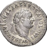 79-81 e. Kr. AD AR denarius Titus (79-81 e. kr.), svak korrosjon, 01