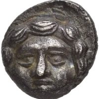 ca 350-300 f. Kr. PSIDIA, Selge AR obol, 0,94 g, 1+/01