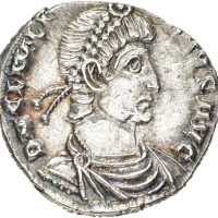 AR siliqua Julian II (360-363 e. Kr.), 1,45 g, Treveri, 01