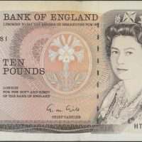 1988-91 England 10 pounds, 1+