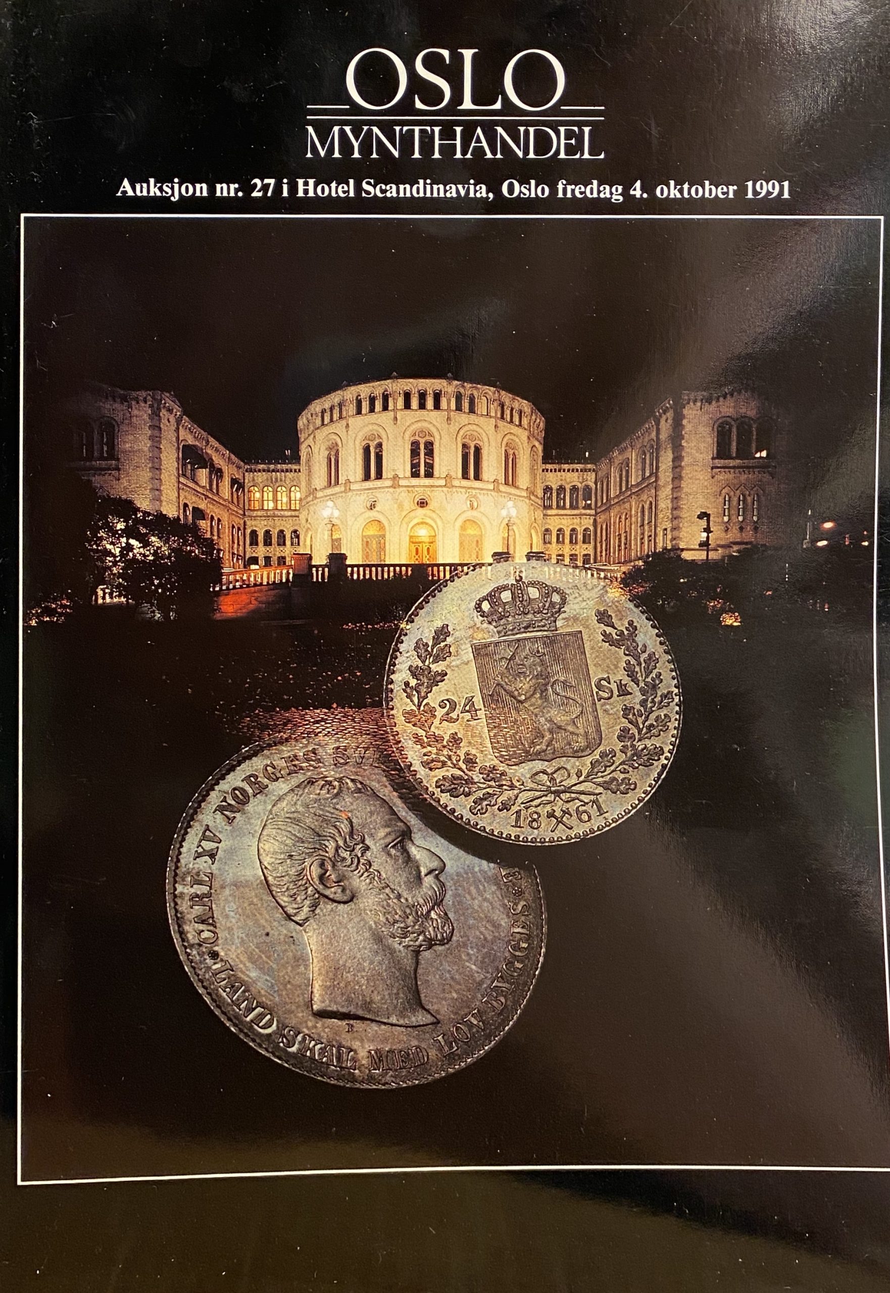 Oslo Mynthandel katalog auksjon nr. 27