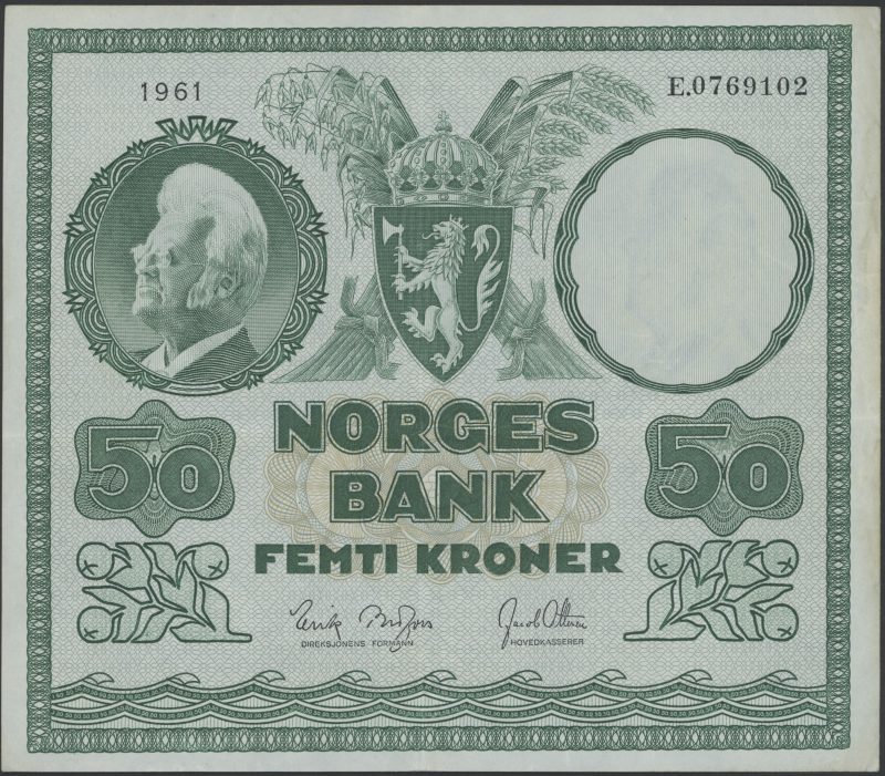 1961 50 kroner E.0769102, 1
