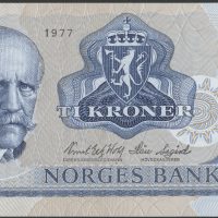 1977 10 kroner QX0779804, Erstatningseddel, 01